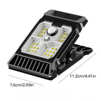 1PCS Solar Sensor Motion Light Outdoor Clip on Lawn Lamp Waterproof Work Light Camping Household Garden Lighting Courtyard Lamp